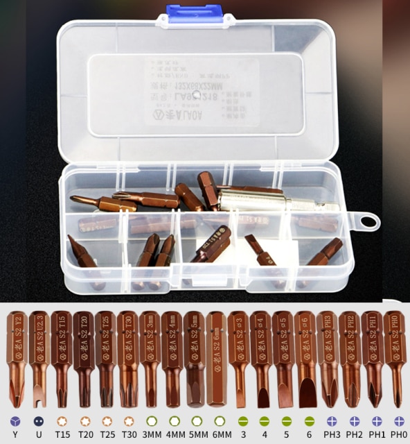 Universal 18pcs bits