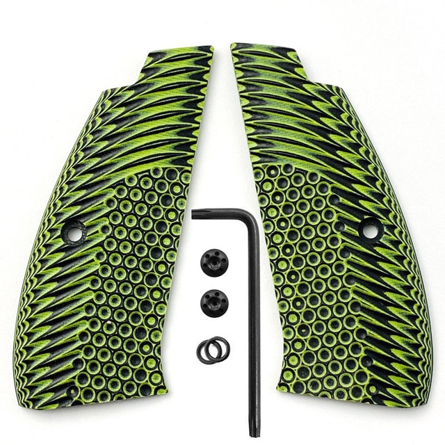 Green with screws