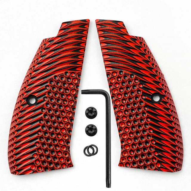 Red with screws