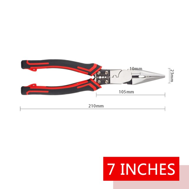 7 inches long nose