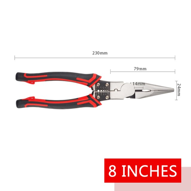 8 inches long nose
