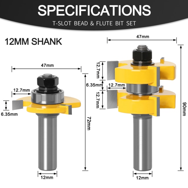 12mm Shank