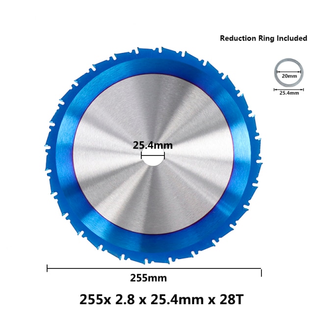 1pc 255x25.4x28T