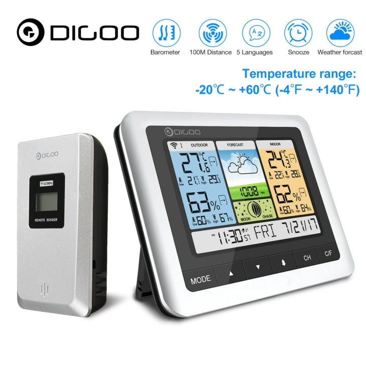 Digoo-DG-TH8888-Wireless-Weather-Station-Outdoor-Indoor-Thermometer-Humidity-Sensor-Forecast-Sensor-Alarm-Clock-Date
