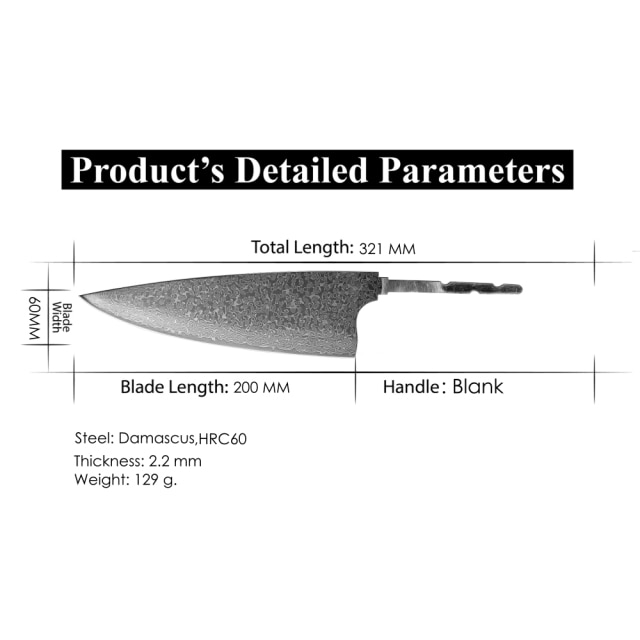 Chef knife 8 inch