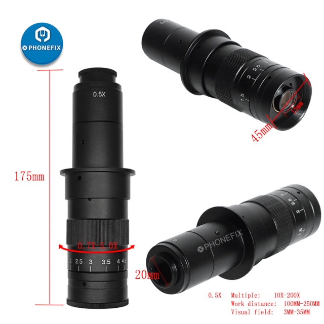10X-200X