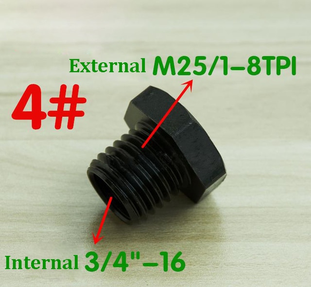 Adattatore Per Mandrino Tornio, Da M33 X 3,5 A M18 X 2,5 – Accessorio Per Lavorazione Legno, Filetto 1/8 TPI, Ossido Nero