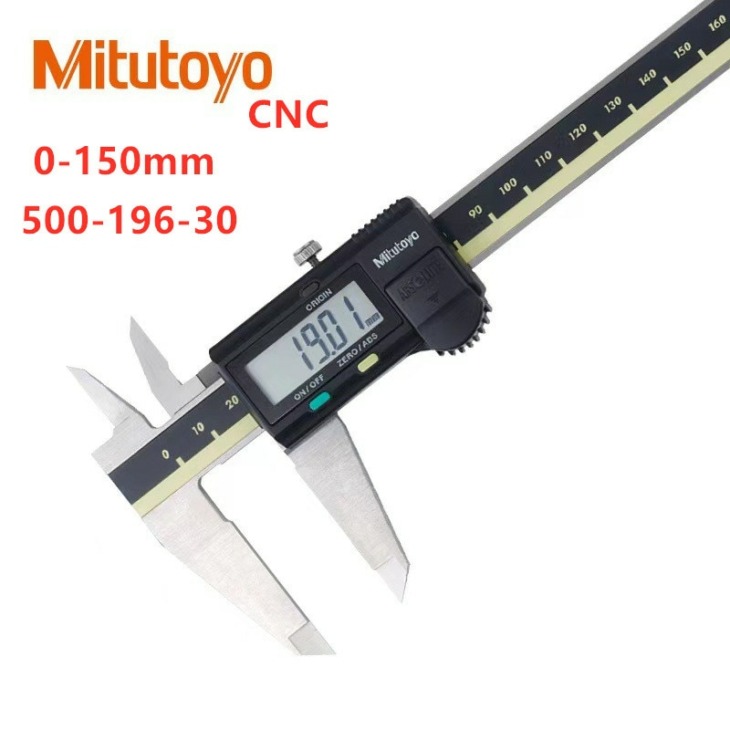Mitutoyo Cnc Féknyereg Lcd Digitális Vernier Féknyergek 150 200 300 Mm 500-196-20 6 8 Hüvelykes Elektronikus Mérőeszközök Rozsdamentes Acél