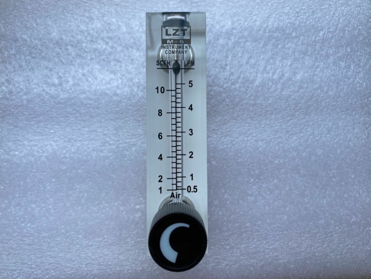 Pmma Gas Flowermeter Air Flow Meter 1/4 "Bsp Női Square Panel Típusa Rotameter Lzt-6T 0,1-1Lpm 10-100Lpm 1-10Lpm 2-20Lpm 0,5-5Lpm
