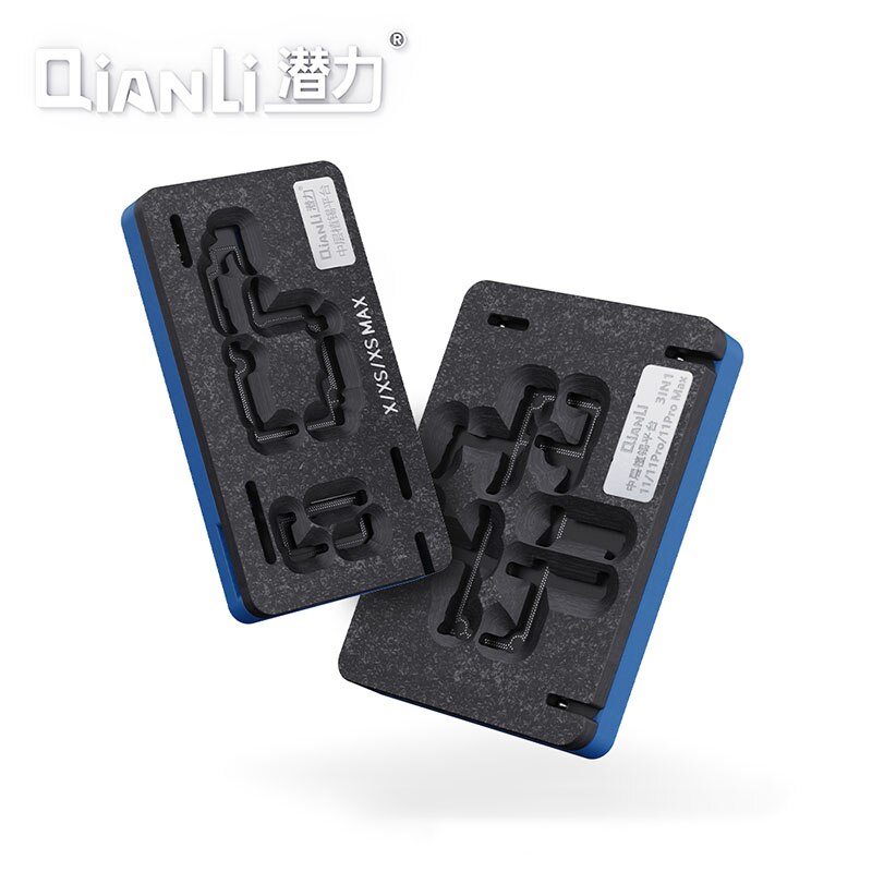Qianli Middle Frame Bga Rebling Fixture Alaplap Mid-Rétegű Ültetés Tin Sablon Iphone X-11 Pro Max 12 Mini 12 Pro Max