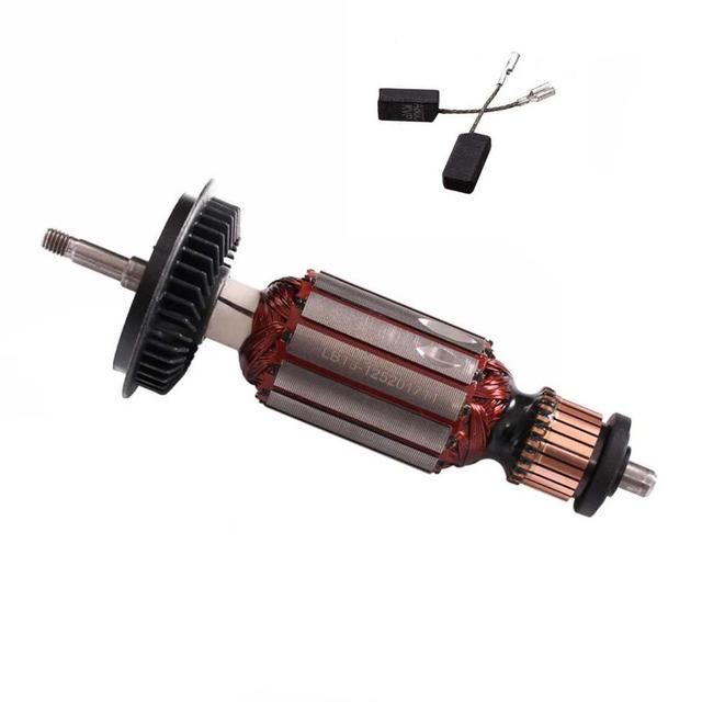 Rotor with brush