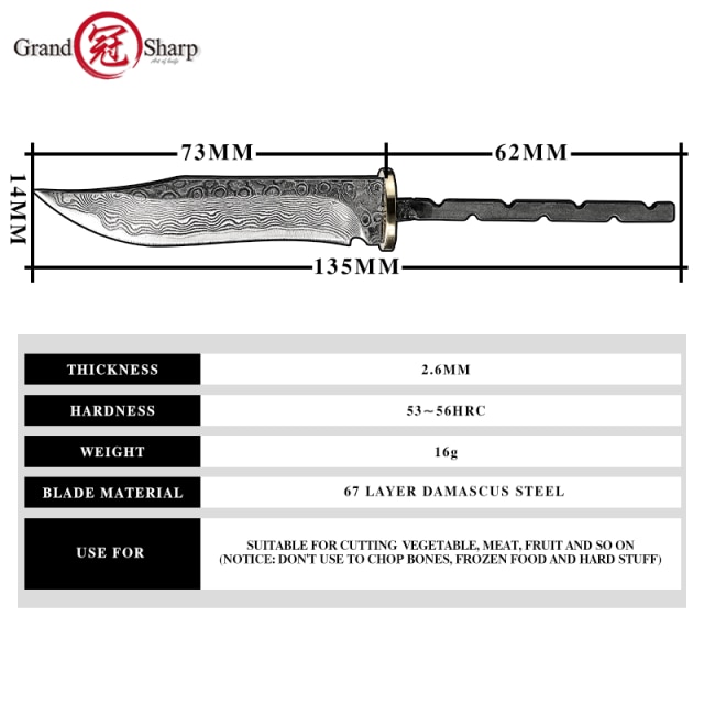 73 mm blade