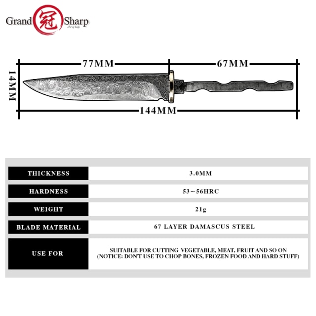 77 mm blade