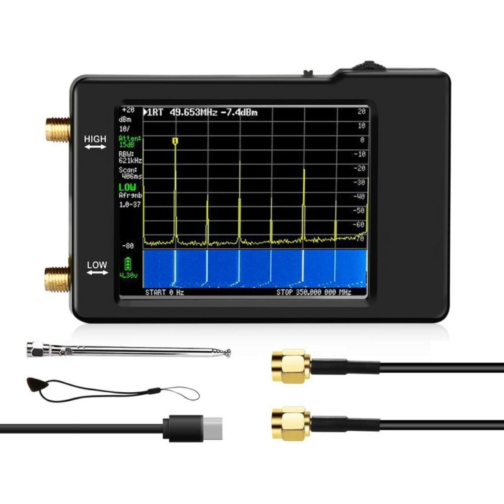 New-Version-Portable-Tiny-Spectrum-Analyzer-Handheld-2-8-Tiny-Frequency-Analyzer-100kHz-MF-HF-VHF