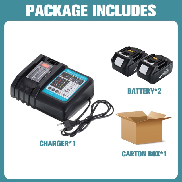 2 battery 1charger