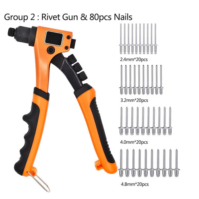 with 80pcs Rivets