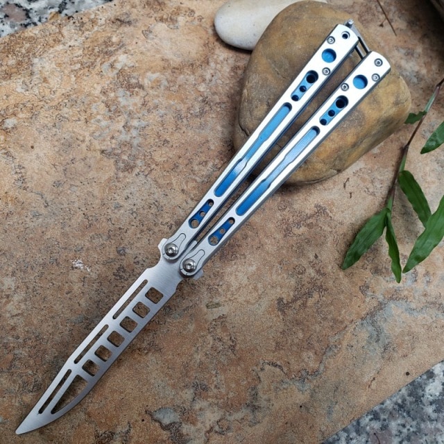 silver blue trainer