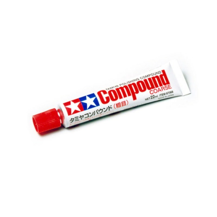 Set De Composés De Polissage Tamiya - Fin, Finish Et Coarse - Réf. 87068, 87069, 87070 - Neuf - Pour Modélisme Plastique