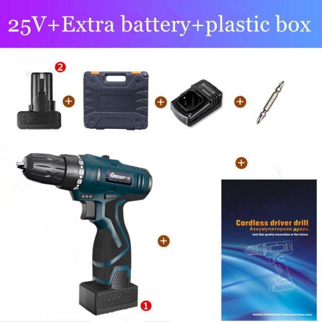 25V 2 battery box