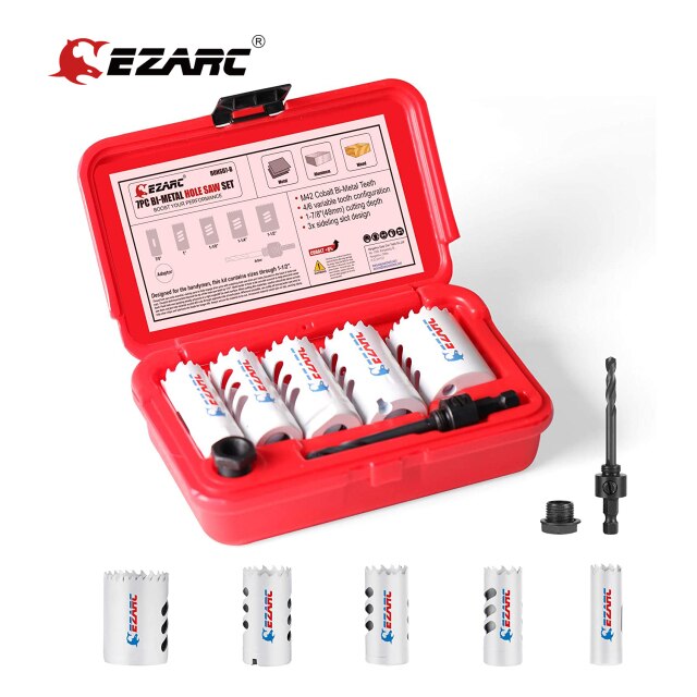 7Pcs Hole Saw Set