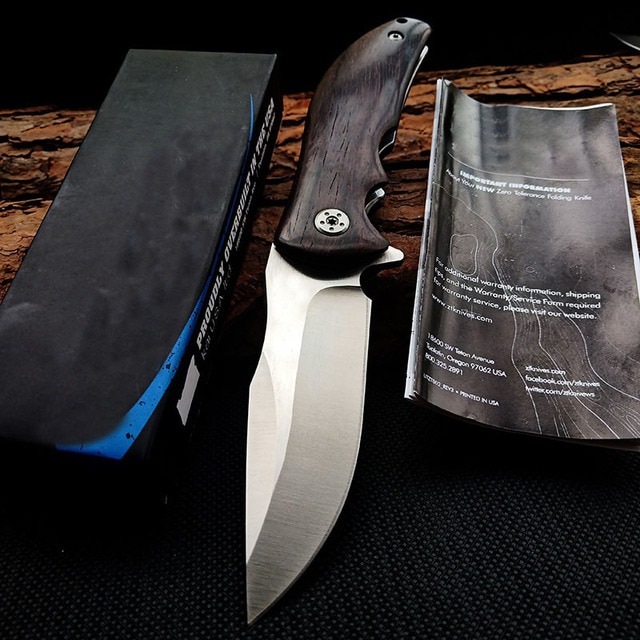 Black wood handle