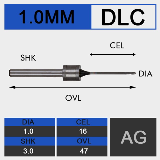 d1.0mm DLC