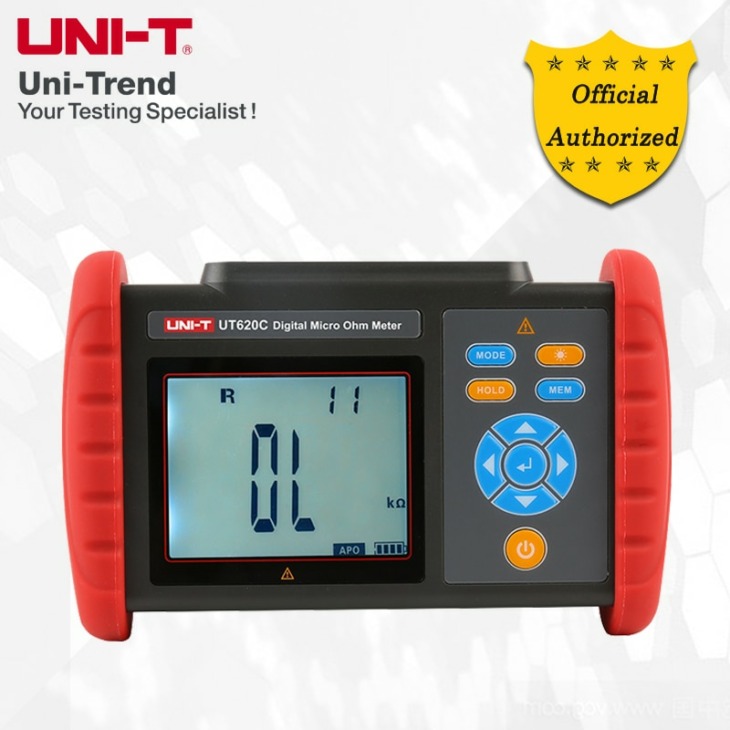 UNI-T-UT620C-Digital-Micro-Ohm-Meter-DC-low-resistance-meter-Cable-wire-coil-motor-resistance
