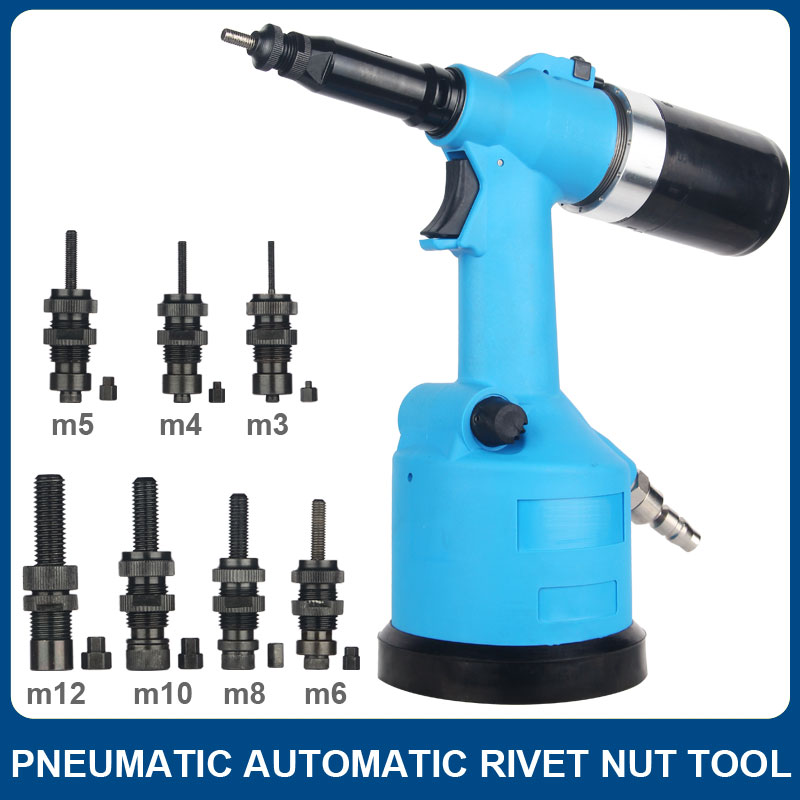 Automatikus Air Szegecsanya M3-M12 Eszköz Pneumatikus Nut Riveter ...
