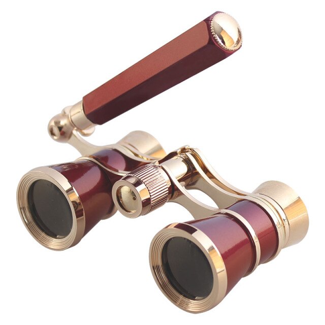 red with handle