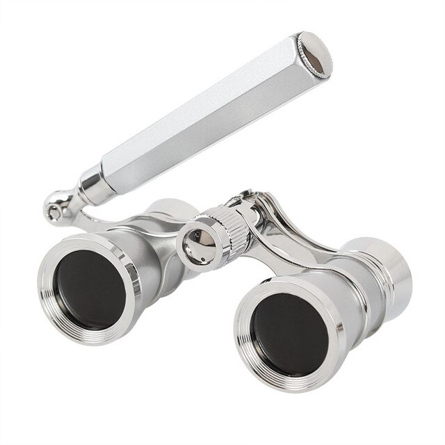 silver with handle