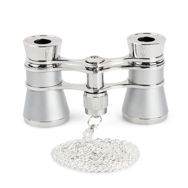 silver with chain