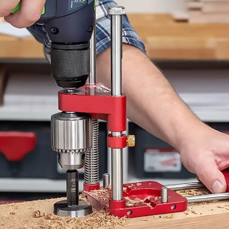 Locator Fixo Fúró Locator Hole Vezetéktest Dubel Jig Labor Saving Ötvözött Acél ...