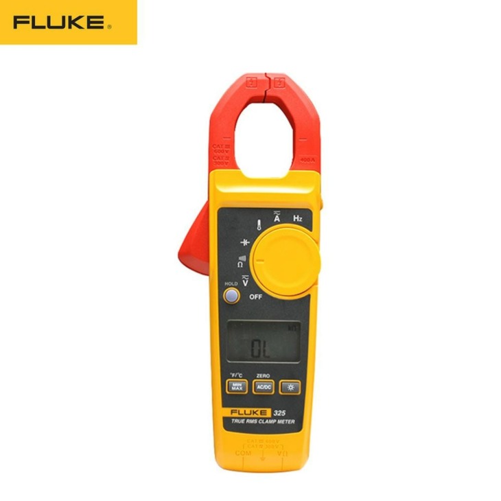 Fluke-325-True-RMS-Clamp-Meter-AC-DC-Current-and-Voltage-Tester-Resistor-Capacitance-Frequency-Temperature