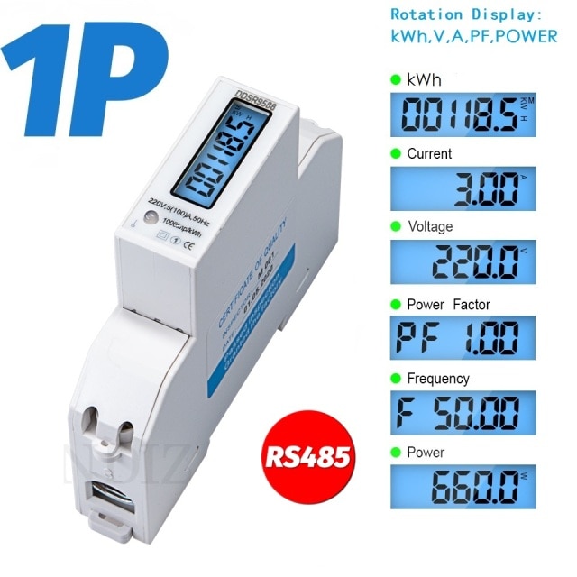1P RS485 METER