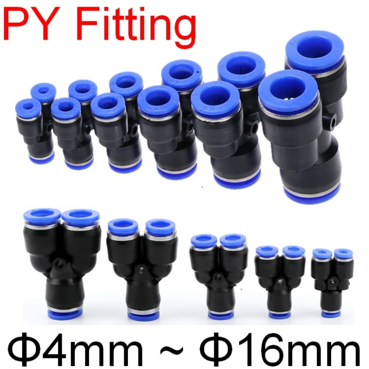 Connector Py 16 Air Pneumatikus Felszerelése Py Cső Od 4Mm 6Mm 8Mm 10Mm 12Mm 16Mm Y ...