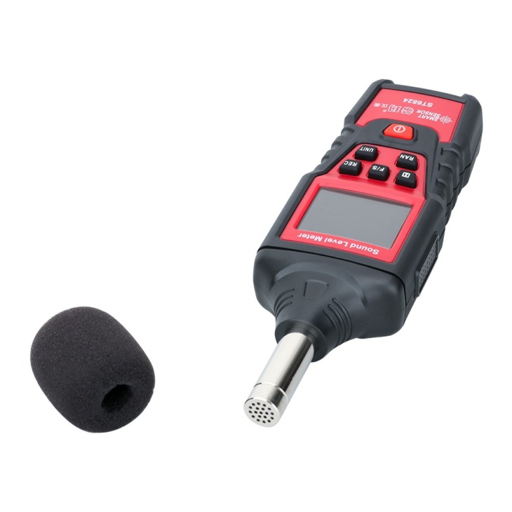 Digital Sound Level Meter Noise Decibel Detector Audio Tester Színes ...