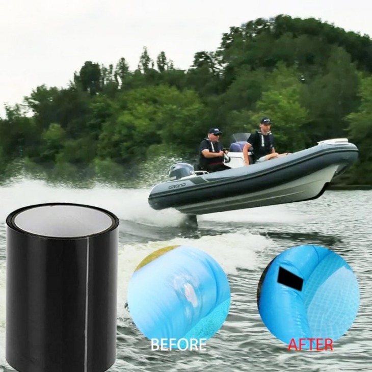 Erős Javítás Tape Úszómedence Lifebuoy Pad Repair Glue Felfújható Csónak Pool Kenu Vízálló Ragasztó Tömítőanyagok Csepp
