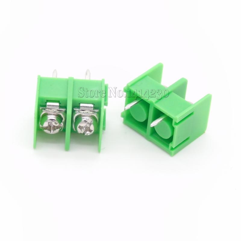 100pcs KF7.62-2P MG7.62 2pin 7.62mm Pitch Screw Terminal Block Connector - Foto 4