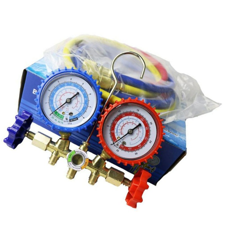 Manométer- Készlethez Hűtőközeg Nyomásérzékelő Kétszeres Méretű Szelep ...