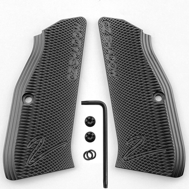 Black D with screw