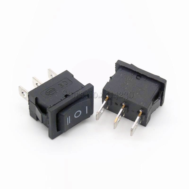 10Db Hajó Típusa Switch 15 * 21Mm 3Pin On / Off / On Billenkapcsoló 6A ...