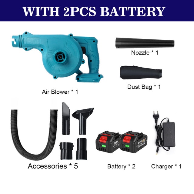 Blue - 2 Battery