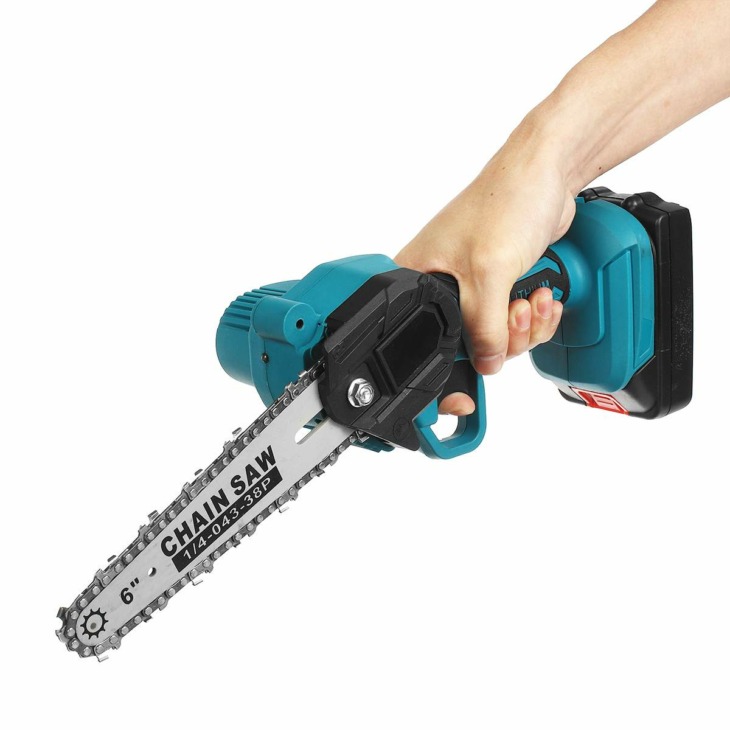 Drillpro 6 Inch Akkumulátoros Fűrész Metszési Láncfűrész Kert Fa ...