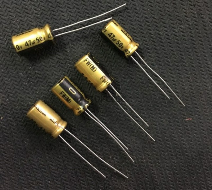 Nichicon FG Kondensatoren, 63 V, 47 uf, Audio-Qualität, 6 Stück
