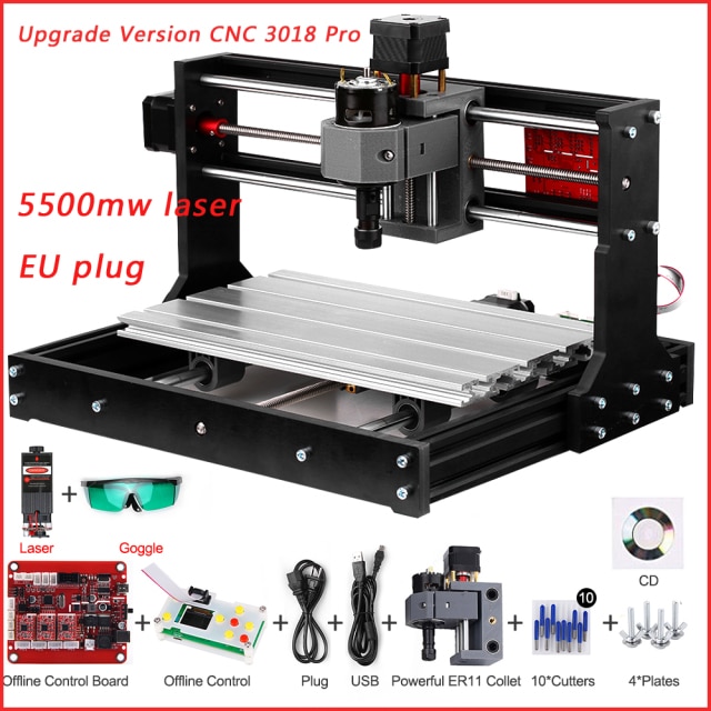 EU Plug 5500mw laser