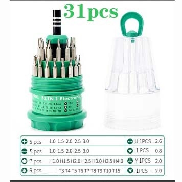 green 31 Pcs