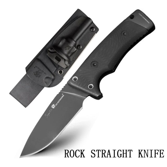 Rock straight knife
