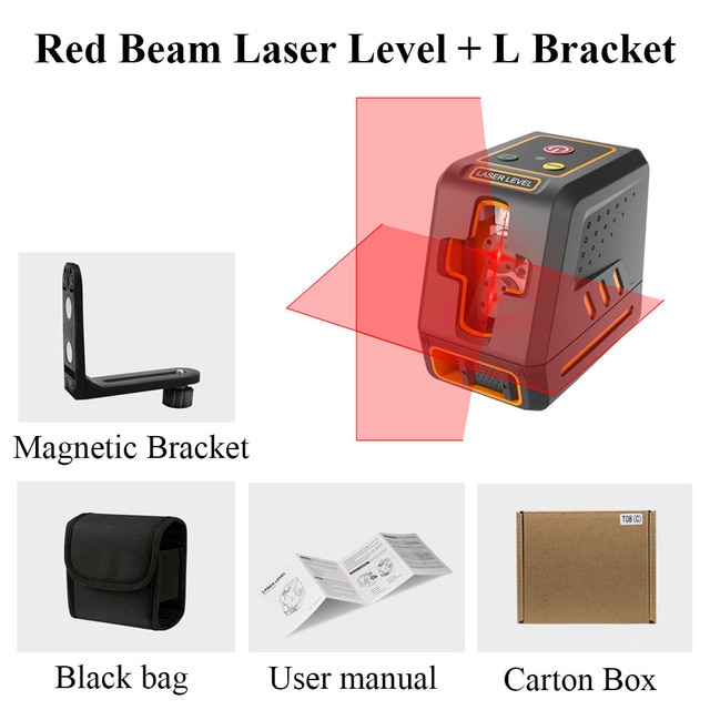 Red with bracket
