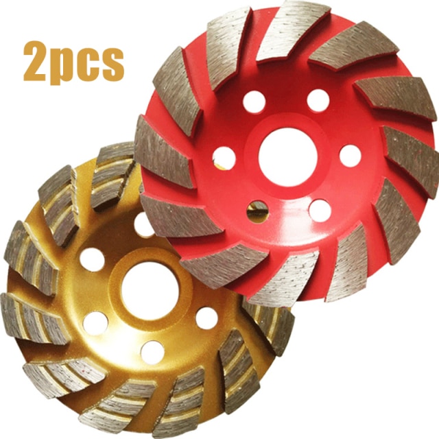2pcs Red and Yellow