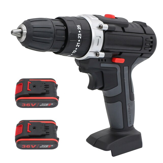 Drill with 2 battery